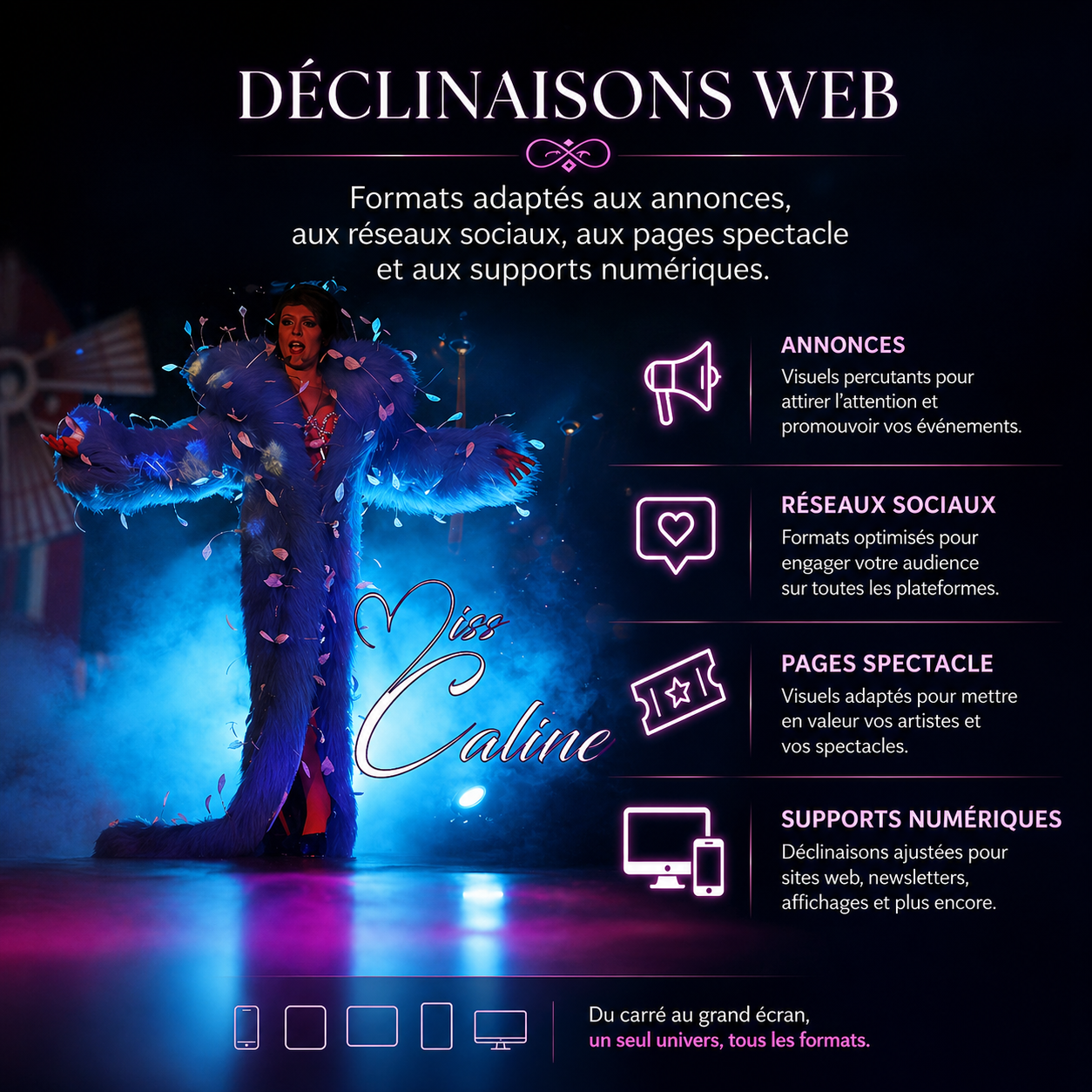 Déclinaisons web créées par Cybercalou